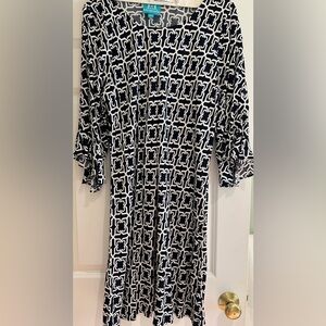 Escapada XL Navy/White mini dress EUC!